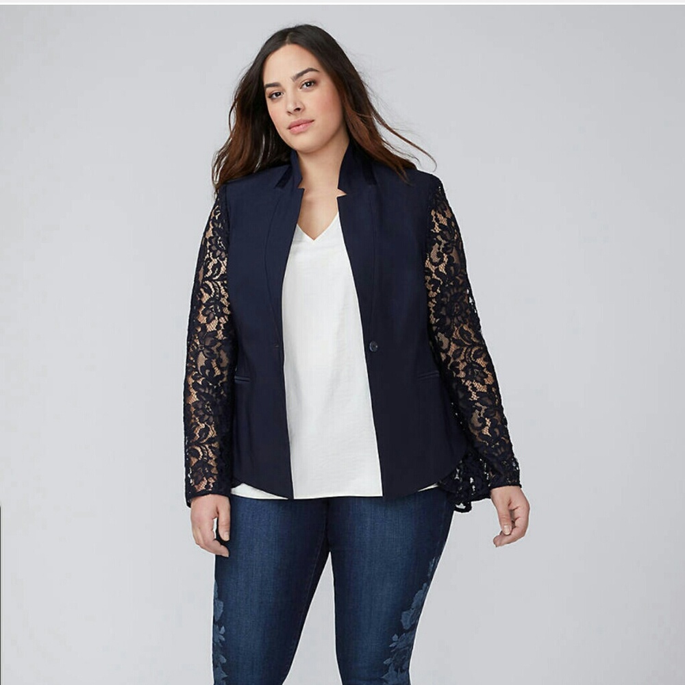 Lane Bryant Lace Blazer